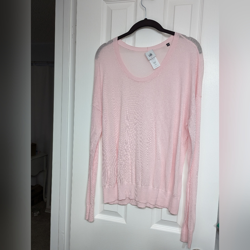 Cabi Light Pink Sweater